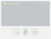 Tablet Screenshot of betoncranes.com